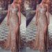 Luxury Metallic Silk Dress - Elegant A-Line Evening Gown With Gold Foil Finish (High-End Fabric Flowy Skirt Perfect For Galas & Red Carpet Events)_ecoleips.com