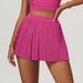 Women's Clothing Breathable Sports Short Skirt Covers The Hips And Makes You Look Thinner Outdoor Fitness Tennis Skirt Anti Exposure Yoga Short Skirt_ecoleips.com