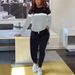 Women's Color-Block Lounge Set - Long Sleeve T-Shirt & Drawstring Joggers Two-Piece Outfit, Comfortable Casual Fall Winter Coordinated Ensemble_ecoleips.com