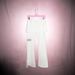 Women's Patterned Printed Faux Leather Two Piece Flared Trousers Spring European And American Fashion Casual Style_ecoleips.com