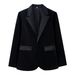 Women's Clothing European And American Style Two Piece Suit Set Fashionable High End Professional Long Sleeve For Formal & Casual_ecoleips.com