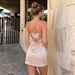 Butterfly Backless Bodycon Tube Dress - Summer Sleeveless Stretch High Waist Bodycon Mini Dress Breathable Summer Fabric_ecoleips.com