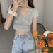 European American Cross-border Foreign Trade Wholesale Pure And Alluring Vintage Printed V-neck For Women, Summer Floral_ecoleips.com