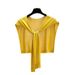 Women's Clothing Versatile Knitted Shawl Women's Shirt Outer Wear Fashionable Small Waistcoat Scarf_ecoleips.com