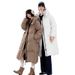 Unisex 2025 Winter New Over-the-Knee Long Couple Style Extremely Cold Thickened Jacket 90% Duck Down_ecoleips.com