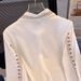 Women's Clothing Embroidered Long Sleeved White Shirt For Women New Spring And Autumn Design Niche Fashion Retro Temperament Versatile Shirt Tops_ecoleips.com