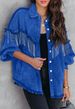 Women's Clothing Rivet Street Fashion Single Breasted Jacket_ecoleips.com