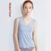 Summer Sexy Lace Trim Tank Top For Women, V-Neck Comfortable Base Layer Camisole, Modal Fabric_ecoleips.com