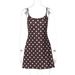 French-style Women's Clothing 2025 Winter New Fashion Printed Polka Dot Slim-fit Elegant Bodycon Slip Dress For Women_ecoleips.com