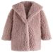 Women's Clothing Faux Wool Coat – Stylish Long Sleeve Outerwear In 5 Colors (Gray/Black/Beige/Rust/Khaki, XS-XL)_ecoleips.com