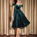 Casual Sleeveless High Waist Velvet Dress Fashion Backless Hollow Out Pleated Party Dress Elegant Lady V-neck Solid Maxi Dresses_ecoleips.com