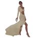 Elegant French High-End Goddess Bikini See through Sexy Cropped Floor Dress European American Style Age Reducing Red Color Women's Beachwear_ecoleips.com