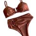 Women's Clothing Solid Color Swimsuit Beach Sexy Women Swimsuit_ecoleips.com