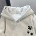 New 2025 Women's Thickened Fleece Lined Hooded Sweatshirt American Trendy Brand Autumn Winter Loose Casual Style for Couples_ecoleips.com