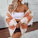 Women's Clothing Autumn And Winter New Casual Loose Lantern Sleeve Knitted Sweater_ecoleips.com