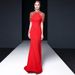 Red Slimming Evening Gown Elegant Banquet Dress for Women Spring 2026 Style Suitable for Chorus Hosts And Performances_ecoleips.com