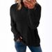205 Spring/Summer Women's Loose-Fitting Hoodie With Twisted Strips, Round Neck And Long Sleeves_ecoleips.com