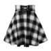 Aria Basics Aria Basics 2024 European And American Foreign Trade New Fashion Plaid Tie-Waist Skirt Fresh College Style_ecoleips.com