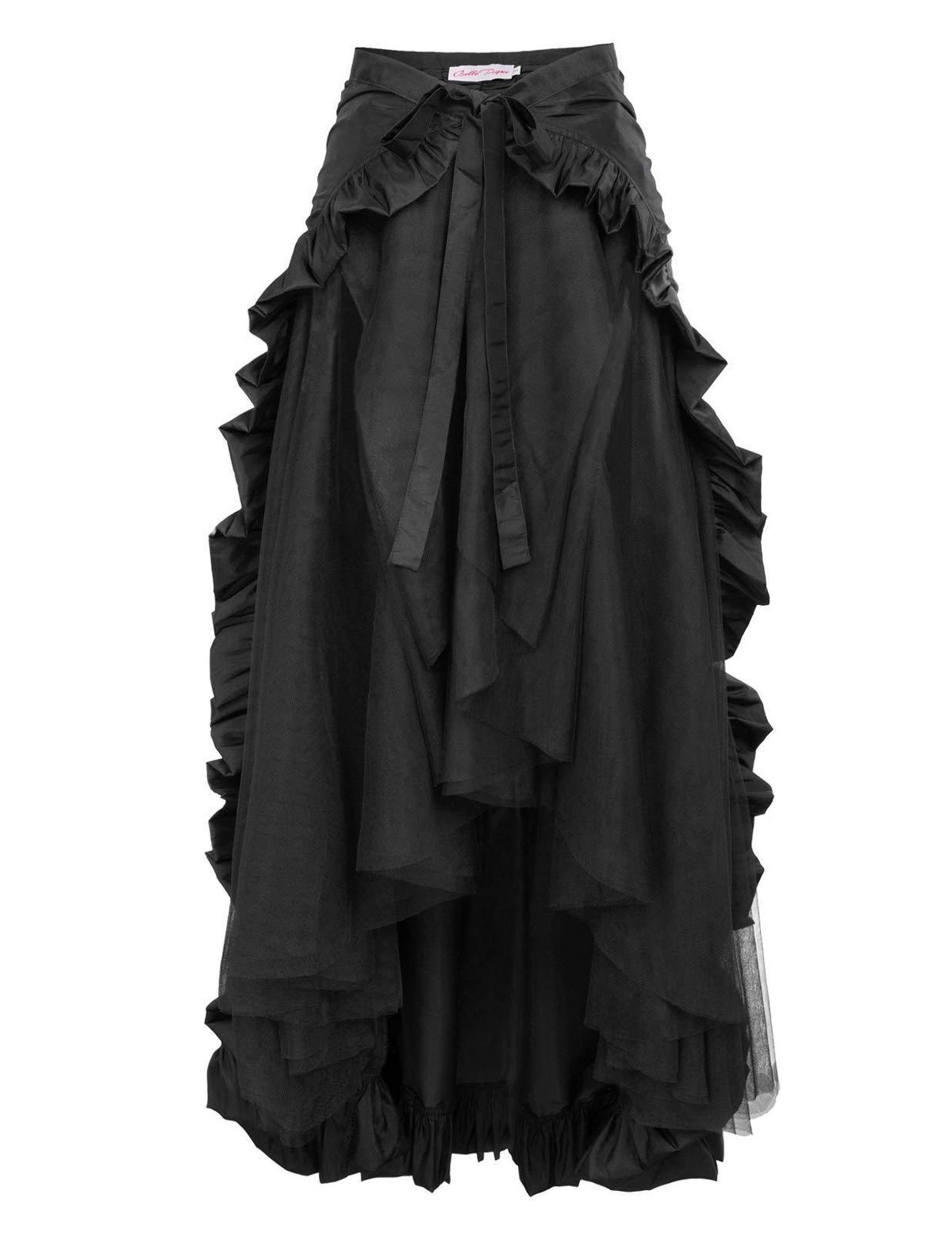 2025 New Female Gothic Large Irregular Umbilical Half Length Dance Skirt_ecoleips.com