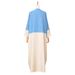 2024 Summer New Middle Eastern Muslim Women's Fashion Patchwork Robe Dubai Street Loose Cardigan Dress_ecoleips.com