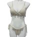 New European American Seaside Bikini With Special Fabric And Shell Details, Sexy Swimsuit For Women, Huludao Two-piece_ecoleips.com