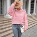 Aria Basics Aria Basics 2025 Autumn/Winter New European And American Cross-Border Pullover Ribbed Knitwear Fashionable Women's Sweater_ecoleips.com