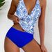Women's Clothing Split Swimsuit Women Deep V Sling Printswimsuit_ecoleips.com