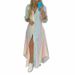 ng2510292 Ng2510292 2025 Spring Foreign Trade Wish Women's Fashion Elegant Printed Single-Breasted Split Shirt Long Dress_ecoleips.com