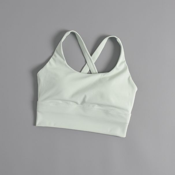 New Style Sports Bra For Running, Seamless, Steel Ring Free, Gathered, Shockproof, Yoga Women's Bra Vest, New Style Beautiful Back Bra_ecoleips.com