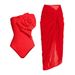 Women’s Clothing Spot New Three Dimensional Flower One Piece Swimsuit Women's Holiday Suit Skirt Swimsuit_ecoleips.com