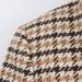 Temperament Woolen Plaid Jacket Long Coat_ecoleips.com