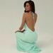 Women's Clothing New Summer Women's Sexy Halter Neck Backless Low Cut Maxi Dress European American Style For Vacation_ecoleips.com