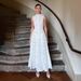 Women's Clothing Sleeveless High Collar Retro Flared Temperament Sleeveless Lace Dress_ecoleips.com