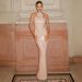 Women's Clothing Summer Evening Dress Fashion Halter Neck Apricot White Dress Elegant Slim Sexy Women's Clothing_ecoleips.com