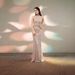 European American Style Sexy Halter Neck Chain Bodycon High Waist Long Sequin Dress Formal Evening Party Gown Sequined Dress_ecoleips.com