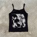Aesthetic Letter Print Baby Tee Summer Harajuku Sleeveless Slim Streetwear Goth Cami Emo Girl Y2k Crop Top 2000s Vintage Clothes_ecoleips.com