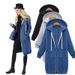 Women's Clothing European Style Plus Size Clothing, New Zip Up Cardigan, Mid Length Hooded Sweatshirt, Fleece Lined, Suitable For 200 Lbs._ecoleips.com