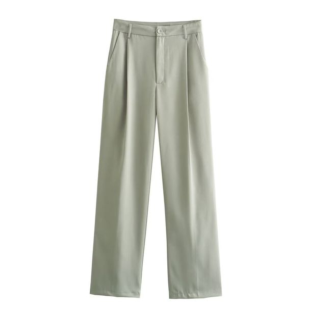 Women's European American Style Straight Leg Pants And Short Jacket Set Spring New Arrival Wholesale 2024_ecoleips.com