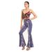 Aria Basics 8241 European And American Trendy Tight-Fitting Printed Flared Women's Casual Pants Directly From Manufacturer_ecoleips.com