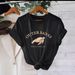 Women's Casual Round Neck Short Sleeve T-Shirt Multi-Color American Style Simple Fashion Sports Top Solid Loose Printed_ecoleips.com