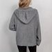 2025 European American Cross-border Women's Fashion Solid Color Hooded Single-breasted Sweater, New Autumn And Winter_ecoleips.com