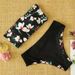 women's sexy two-piece bikini tube top one-shoulder swimsuit_ecoleips.com