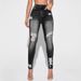 Women's High-Waisted Stretch Ripped Jeans – Slim Fit Skinny Denim Pants With Distressed Details, Comfortable & Trendy Casual Trousers_ecoleips.com