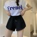 Women's High-Waisted A-Line Athletic Shorts plus Size Loose Casual Fitness Running Thin Summer Wide Leg Pants_ecoleips.com