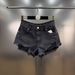 2025 Summer New French Retro Style Lace Patchwork Ripped Raw Edge Faux Two-Piece Slimming Denim Shorts_ecoleips.com