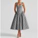 2026 Spring New Women's Clothing European American Export Fresh And Sweet Slim-Fit Printed Strap Long Dress_ecoleips.com