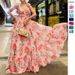 Women's New Fashion Print Swing Long Dress Elegant Back Tie Elegant Back Dress_ecoleips.com
