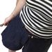 Magic Pants, A Sensation That's Addictive!!! Dark Blue Linen Denim Women's High-waisted Slightly Wide-leg Cotton-linen_ecoleips.com