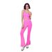 Women's Clothing Halter Neck Sports Bra Padded Chest Deep U Fitness Vest Detachable Yoga Gym Top Two Piece_ecoleips.com