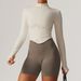 Women's Clothing Stand Collar Zipper Long Sleeve Yoga Jacket Women Tight Quick Drying Yoga Clothes Outdoor Fitness Sports Tops_ecoleips.com